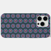 iPhone カラフル 15 Pro Maxの明るい円ケース Case-Mate iPhoneケース (裏面 (横))