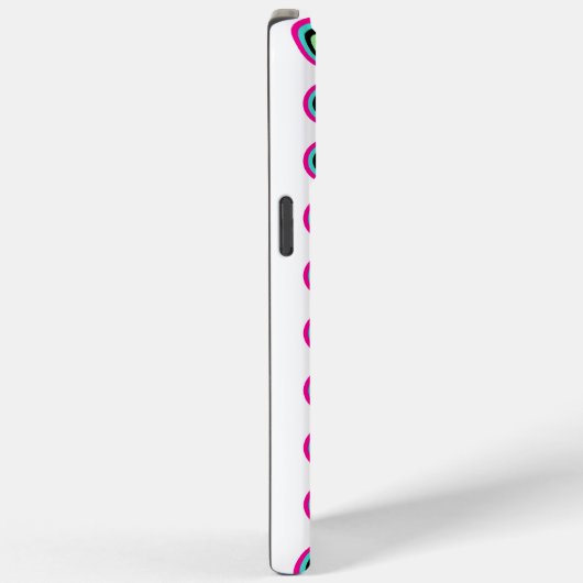 iPhone カラフル 15 Pro Maxの明るい円ケース Case-Mate iPhoneケース (裏面 / 右)