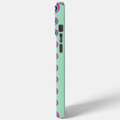 iPhone カラフル 15 Pro Maxの明るい円ケース Case-Mate iPhoneケース (裏面 / 左)
