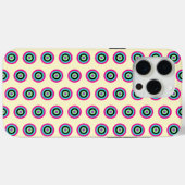 iPhone カラフル 15 Pro Maxの明るい円ケース Case-Mate iPhoneケース (裏面 (横))