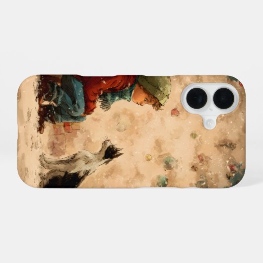 iPhone クリスマス ケース (裏面横)