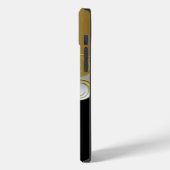 iPhone グリーン ゴールド ブラック ホワイト 蝶 Case-Mate iPhoneケース (裏面 / 左)