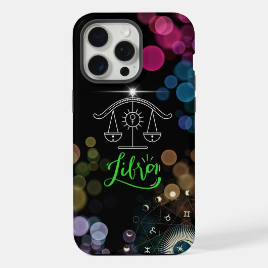 iPhone ケース.天秤座 iPhoneケース (裏面)
