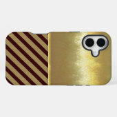 iPhone ゴールド デザイン ケース (裏面横)