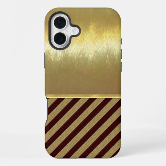 iPhone ゴールド デザイン ケース (裏面)