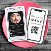 iPhone スマートフォン ソーシャルメディア 写真 QRコード 名刺