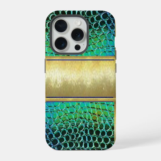 iPhone タートル ゴールド シェル ケース (裏面)