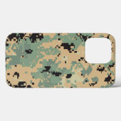 iPhone デジタル カモフラージュ パターン Case-Mate iPhoneケース (裏面 (横))