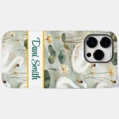 iPhone パーソナライズされた 14 Pro Maxケーススワン Case-Mate iPhoneケース (裏面 (横))