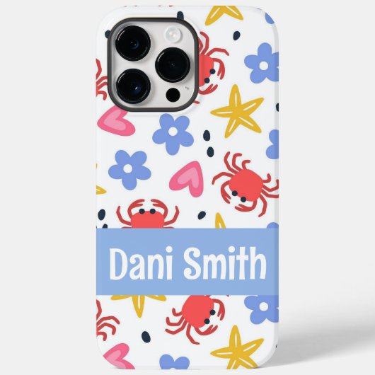 iPhone パーソナライズされた 14 Pro Maxケース Case-Mate iPhoneケース (裏面)