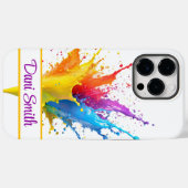 iPhone パーソナライズされた 14 Pro Maxケース Case-Mate iPhoneケース (裏面 (横))