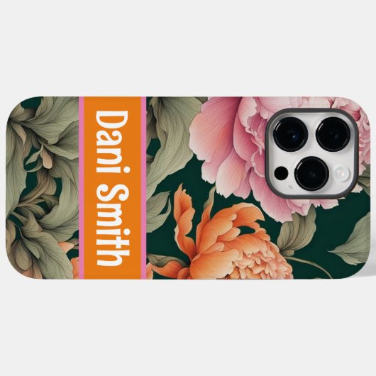 iPhone パーソナライズされた 14 Pro Maxケース Case-Mate iPhoneケース (裏面 (横))