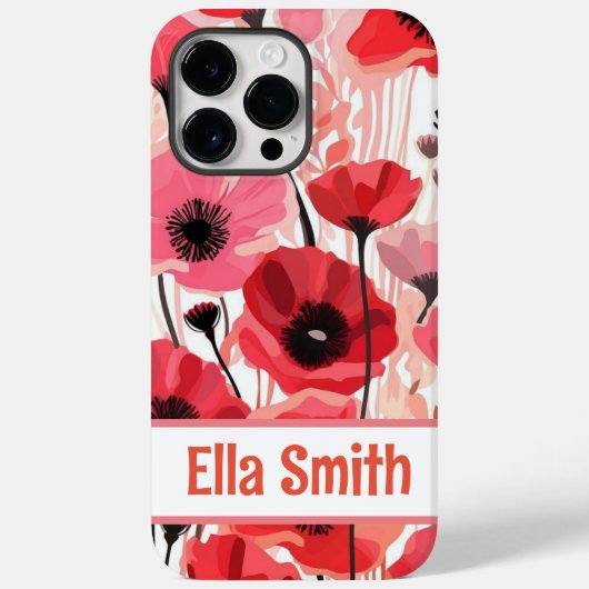 iPhone パーソナライズされた 14 Pro Maxケース Case-Mate iPhoneケース (裏面)