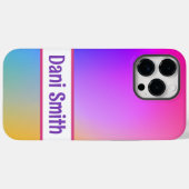 iPhone パーソナライズされた 14 Pro Maxケース Case-Mate iPhoneケース (裏面 (横))