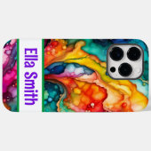 iPhone パーソナライズされた 14 Pro Maxケース Case-Mate iPhoneケース (裏面 (横))