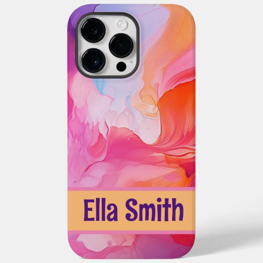 iPhone パーソナライズされた 14 Pro Maxケース Case-Mate iPhoneケース (裏面)