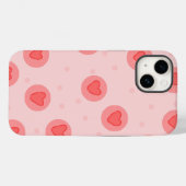 iPhone ピンクケース | かわいいラブ Case-Mate iPhoneケース (裏面 (横))