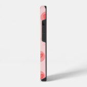 iPhone ピンクケース | かわいいラブ iPhoneケース (左側面)