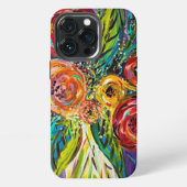 iPhone フラワーケース iPhoneケース (裏面)