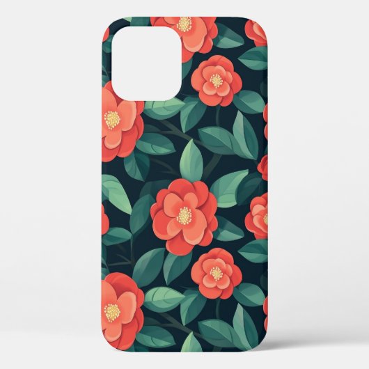 iPhone フローラル パターン ケース Case-Mate iPhoneケース (裏面)