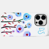 iPhone モノグラムの 14 Pro Maxケースフローラ Case-Mate iPhoneケース (裏面 (横))