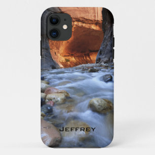 iPhone、名前、パーソナライズされたZion Narrows iPhone 11 ケース