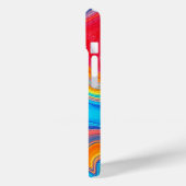 iPhone 用の水彩花柄スマホケース Case-Mate iPhoneケース (裏面 / 左)