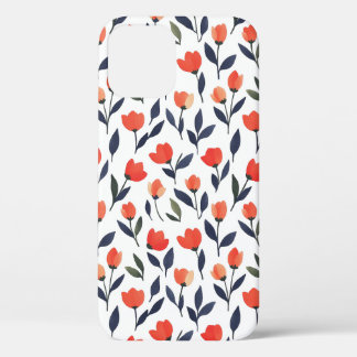 iPhone 花柄 カフォン 12 Proケース