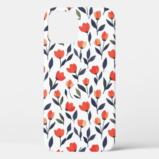 iPhone 花柄 カフォン Case-Mate iPhoneケース (裏面)