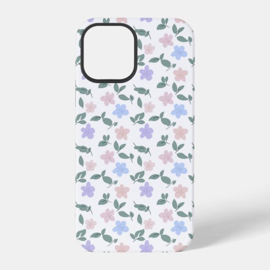 iPhone 花柄 カフォン iPhoneケース (裏面)