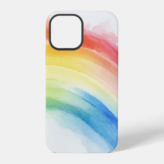 iphone 芸術的 rainbowケース iPhoneケース (裏面)