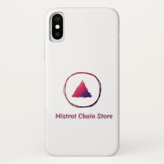 iPhone 10 Mistrotチェーンストアスタイルケース Case-Mate iPhoneケース (裏面)