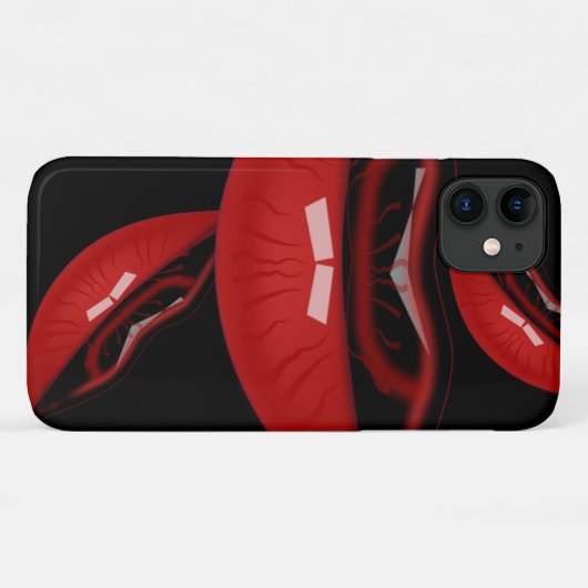 iPhone 11ケース – キス可能な唇 Case-Mate iPhoneケース (裏面(横))