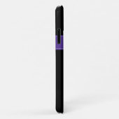 iPhone 11ケース |モノグラムストライプの付きレインボー Case-Mate iPhoneケース (裏面/右)