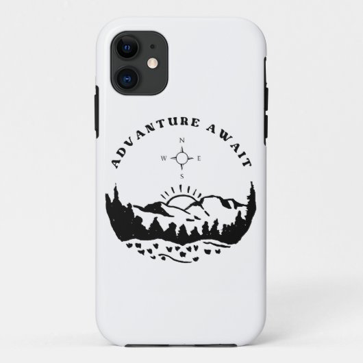 iPhone 11ケース 冒険が待っている Case-Mate iPhoneケース (裏面)