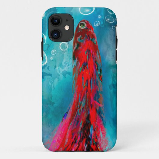 iPhone 11タフケース水泳魚 Case-Mate iPhoneケース (裏面)