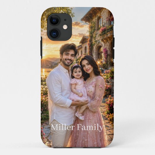 iPhone 11: オーダーメイド家族ポートレートケース Case-Mate iPhoneケース (裏面)