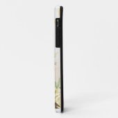 iPhone 11 カバー 水彩花柄 (裏面/左)