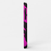 iPhone 11 ケース ブラッシー ブラック&ピンク Case-Mate iPhoneケース (裏面/左)
