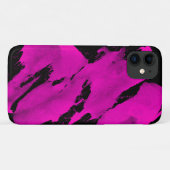 iPhone 11 ケース ブラッシー ブラック&ピンク Case-Mate iPhoneケース (裏面(横))