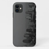 Iphone 11 New York，白黒 Case-Mate iPhoneケース (裏面)