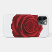 iPhone 11 Proケース - 赤いバラの花 Case-Mate iPhoneケース (裏面(横))