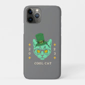 iPhone 11 Pro カバー クールキャット (裏)
