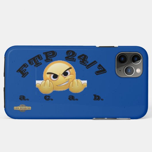 iPhone 11 Pro Maxケース「FTP 24/7」 Case-Mate iPhoneケース (裏面(横))