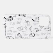 iPhone 12ケースとArt Hofmannラインアート iPhoneケース (裏面横)