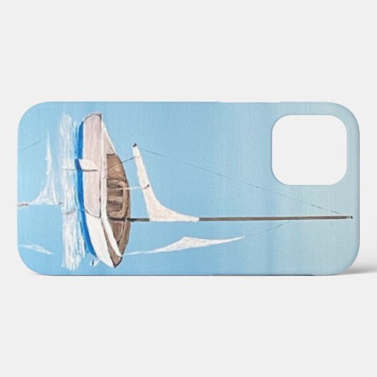 IPhone 12 Cover with Nantucket Scene Case-Mate iPhoneケース (裏面 (横))