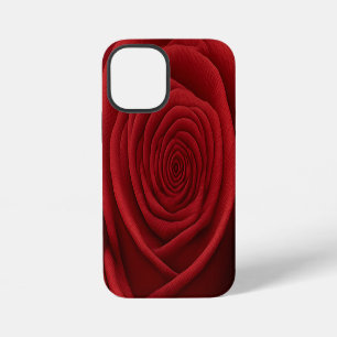 iPhone 12 Miniケース - 赤いバラの花