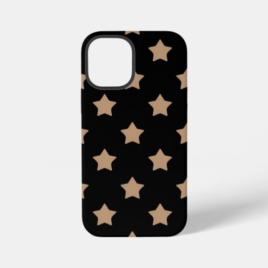 iPhone 12 Mini スター柄 カー iPhoneケース (裏面)