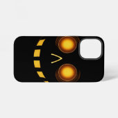 Iphone 12 mini glowing skull phone cover, abstract iPhoneケース (裏面横)