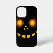 Iphone 12 mini glowing skull phone cover, abstract iPhoneケース (裏面)